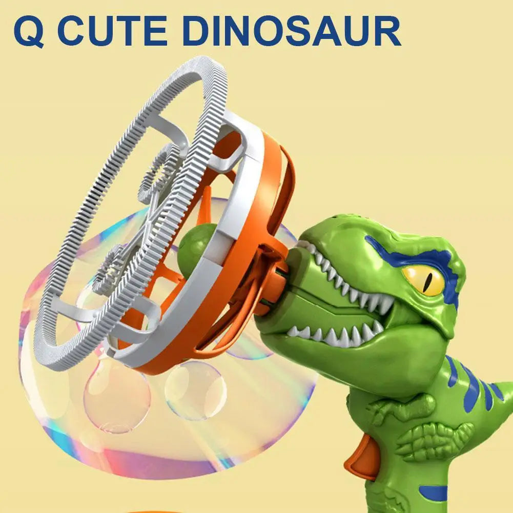 2-in-1 Dinosaur Bubble Gun – Electric Bubble Blower for Kids’ Outdoor Play