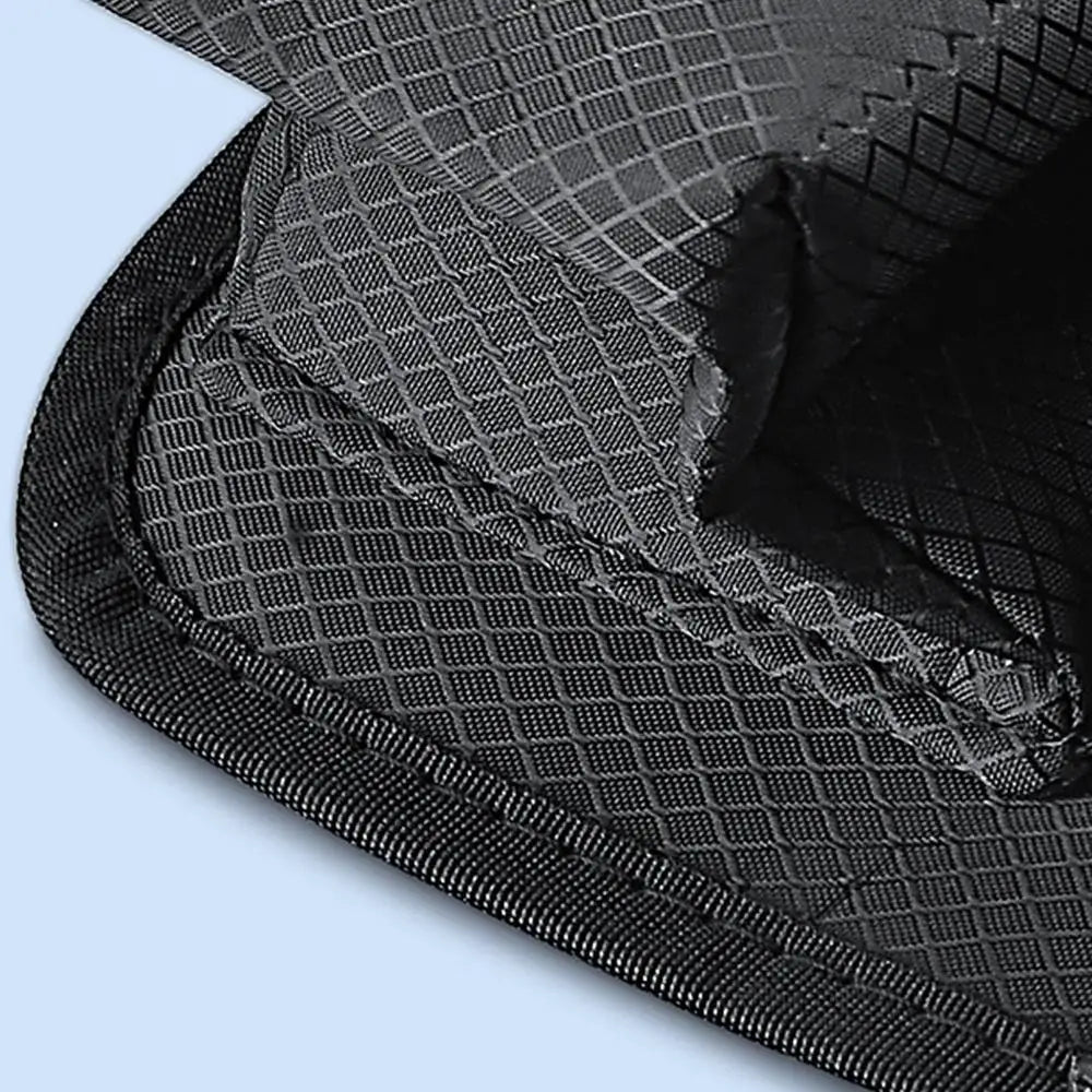 Beach Chair Side Bag Oxford Cloth Side Bag For Fishing Chair Wear-Resistant Organizer Pouch Black Chair Side Pouch For Outdoor