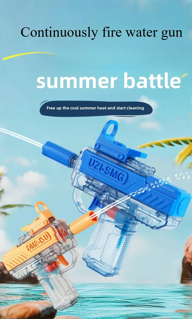 High-Pressure Water Gun – Non-Electric Automatic Beach Toy for Kids & Adults