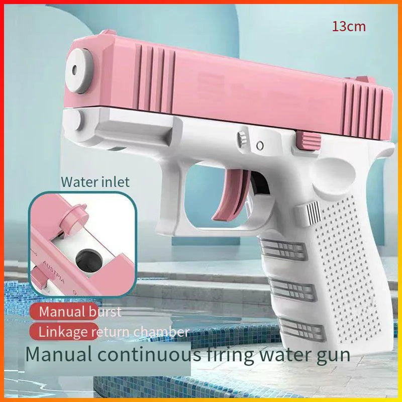 High-Pressure Water Gun – Non-Electric Automatic Squirt Toy for Kids & Adults