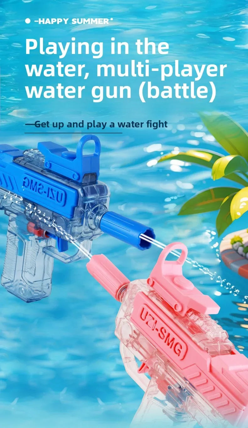 High-Pressure Water Gun – Non-Electric Automatic Beach Toy for Kids & Adults