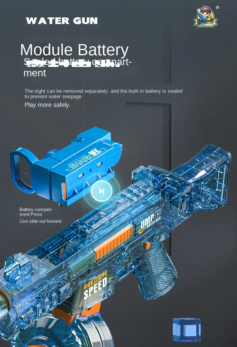 Electric Water Gun – Powerful Automatic Squirt Toy for Kids & Adults