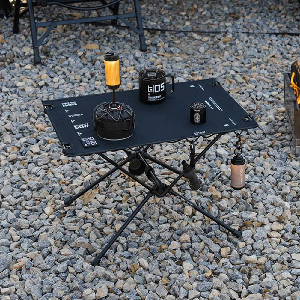 Outdoor Folding Table Multifunctional Lightweight Picnic Table Large Capacity Portable Camping Table for Outdoor Picnic Fishing