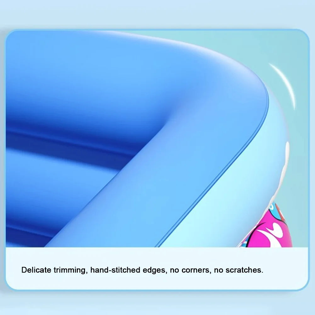 Kids Inflatable Pool – Square Thickened Baby & Family Water Play Pool
