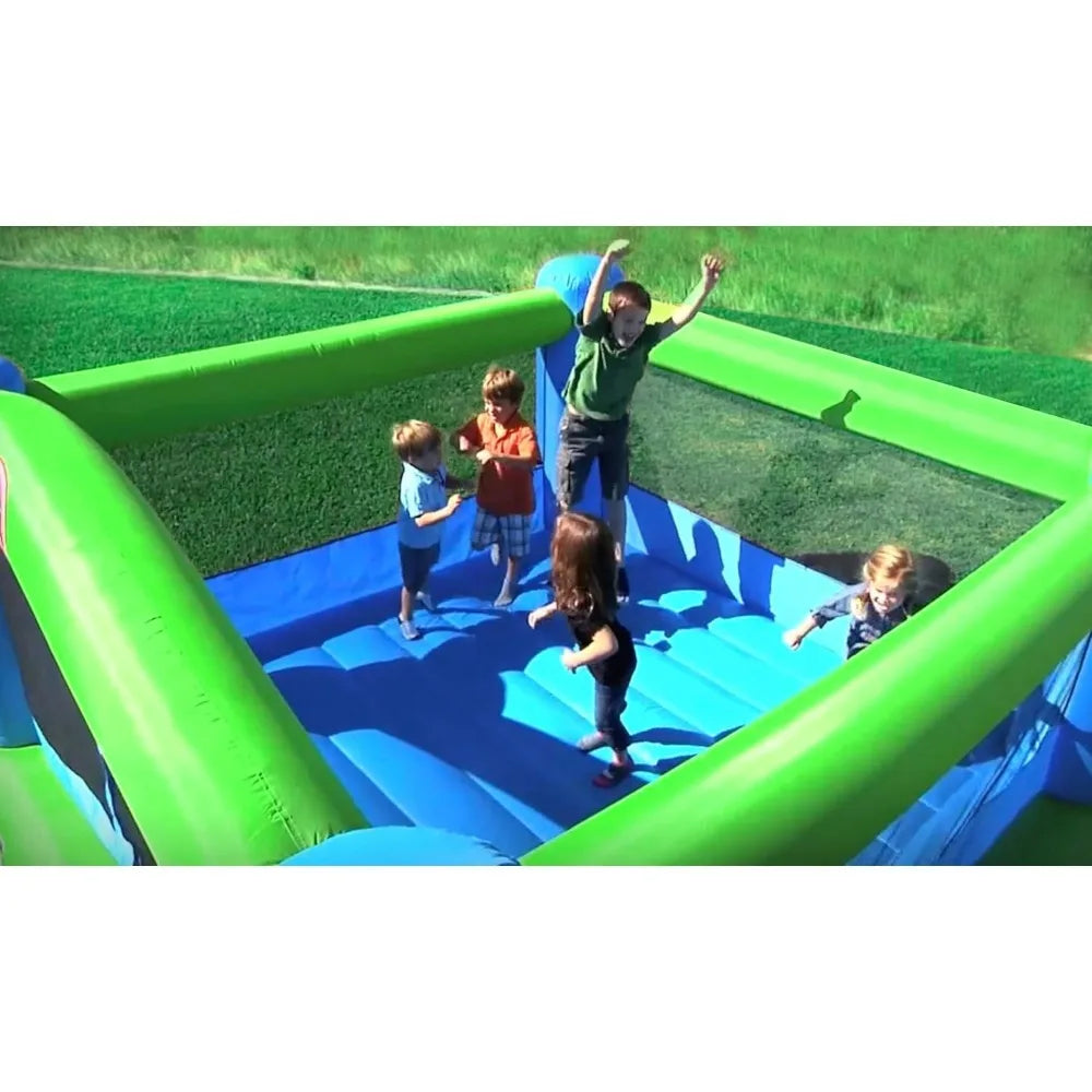 Big Ol Bouncer Inflatable Bounce House w/Blower - Huge - Premium Quality - 6 Players