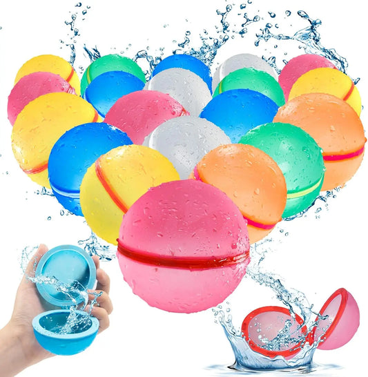 Reusable Water Balloons – Quick Fill, Self-Sealing Silicone Balls