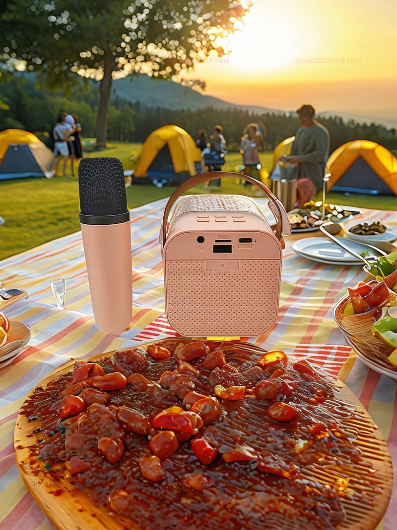 K12 Wireless Bluetooth Speaker with Mic – Waterproof, for Outdoor Karaoke & Parties
