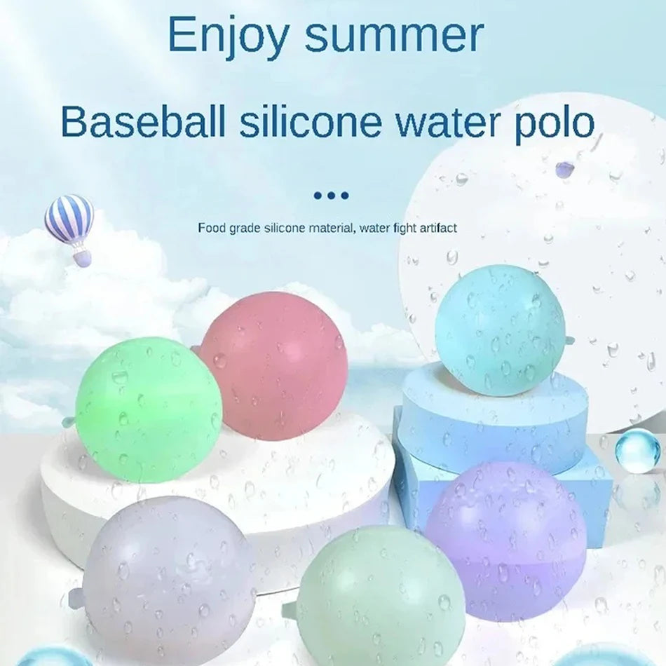 Reusable Silicone Water Balloons – 1-60 Pack, Pool & Water Games