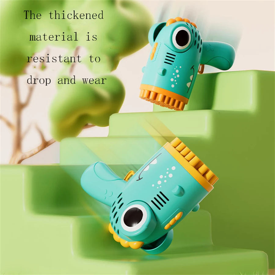 Dinosaur Bubble Gun – 40-Hole Automatic Bubble Machine (No Battery or Bubble Water Included)