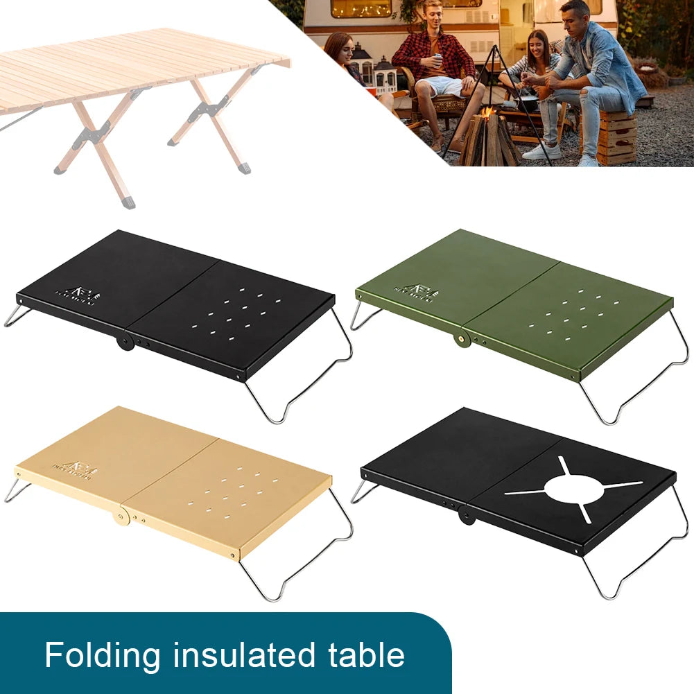 Carbon Steel Mini Camping Table Folding Tea Table Outdoor Folding Table for Outdoor Camping Picnic Hiking Backpacking