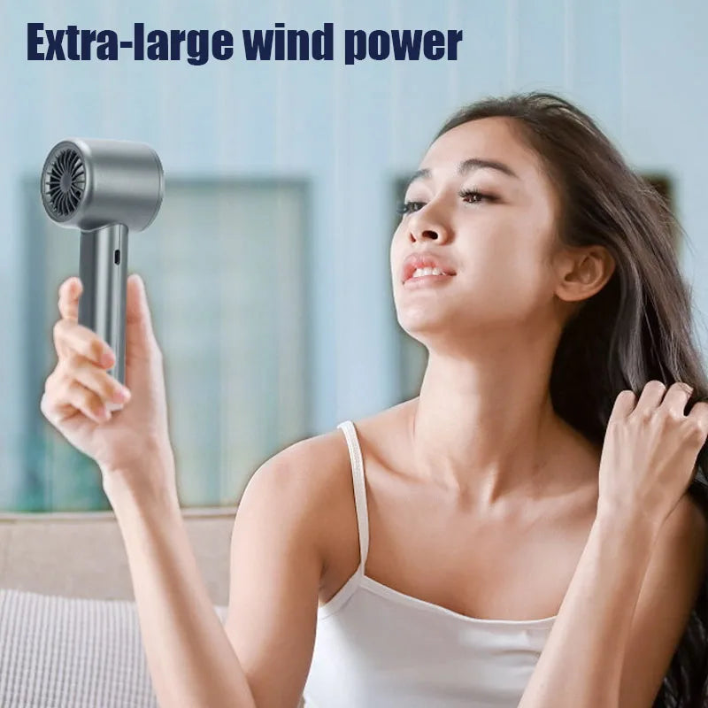 Handheld Fan – USB Rechargeable, High-Speed Personal Cooling Fan
