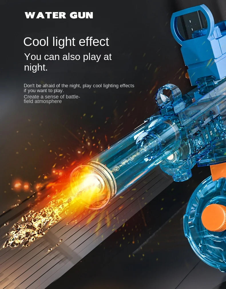 Electric Water Gun – Powerful Automatic Squirt Toy for Kids & Adults