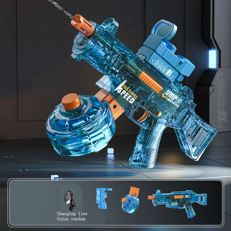 Electric Water Gun – Powerful Automatic Squirt Toy for Kids & Adults