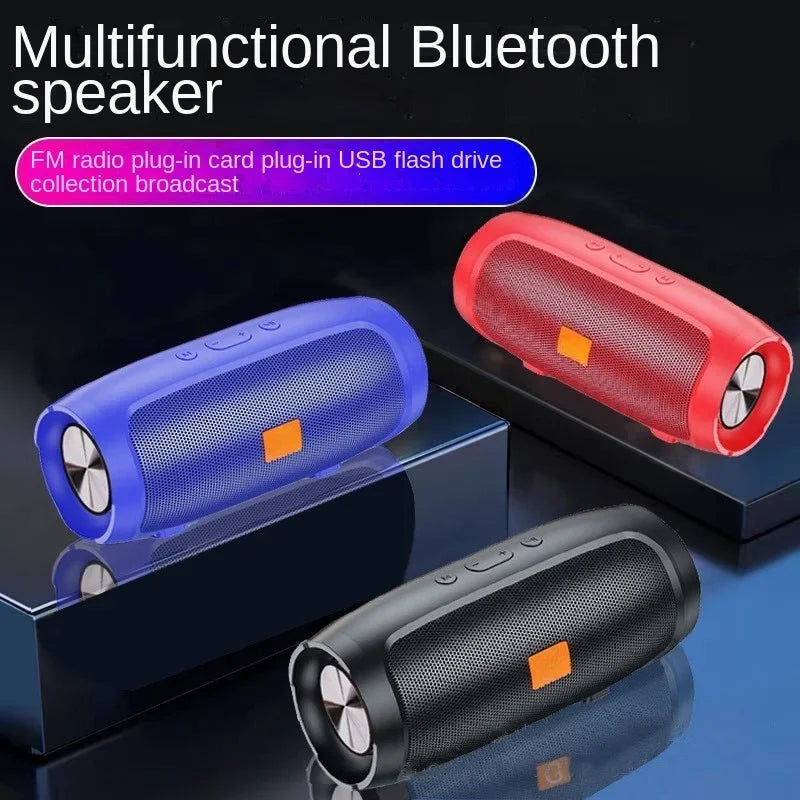 Portable Outdoor Subwoofer – Waterproof Bluetooth Speaker with FM & TF Card Support