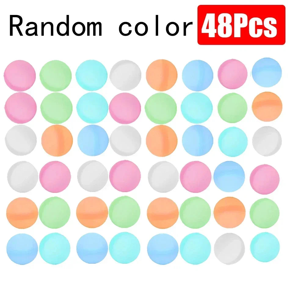 Reusable Silicone Water Balloons – 1-60 Pack, Pool & Water Games