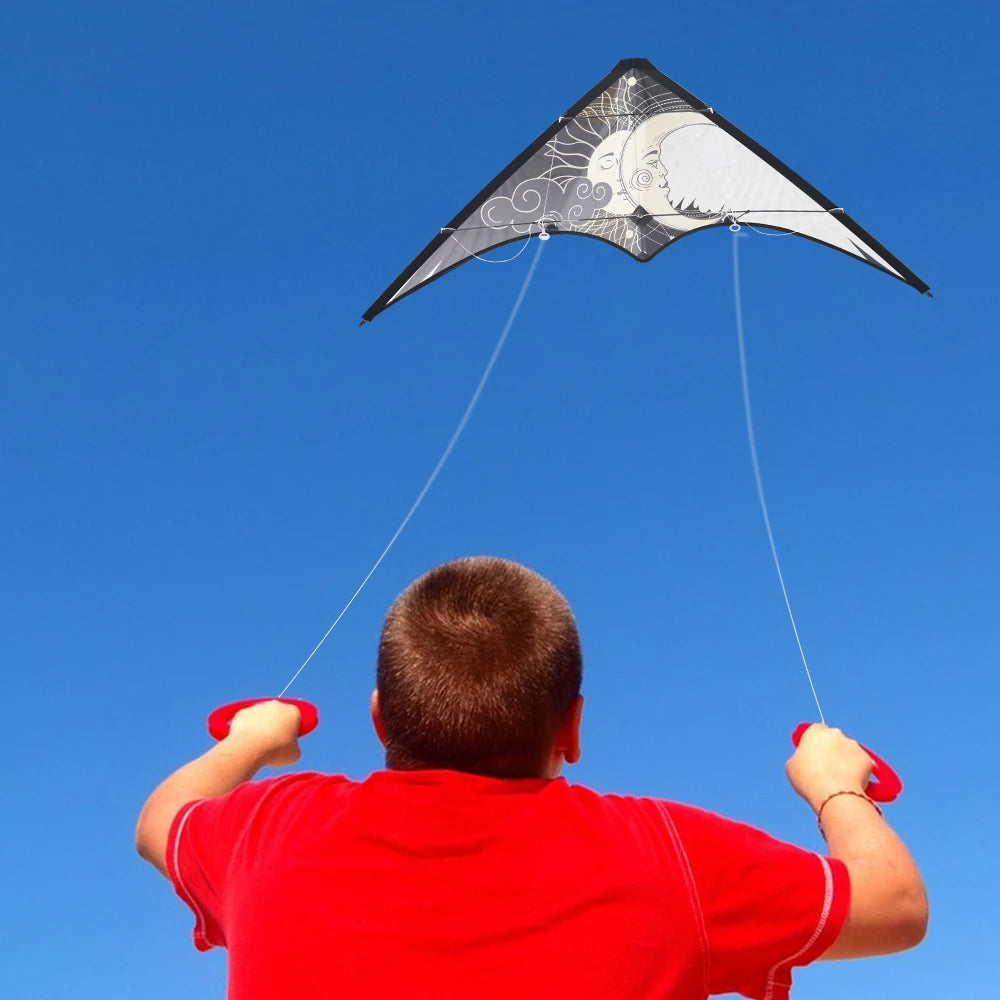 48-Inch Dual Line Stunt Kite with 30M String – Pro Sport Kite for Outdoor Fun & Tricks