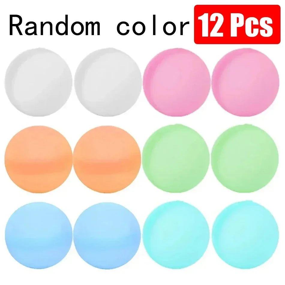 Reusable Silicone Water Balloons – 1-60 Pack, Pool & Water Games