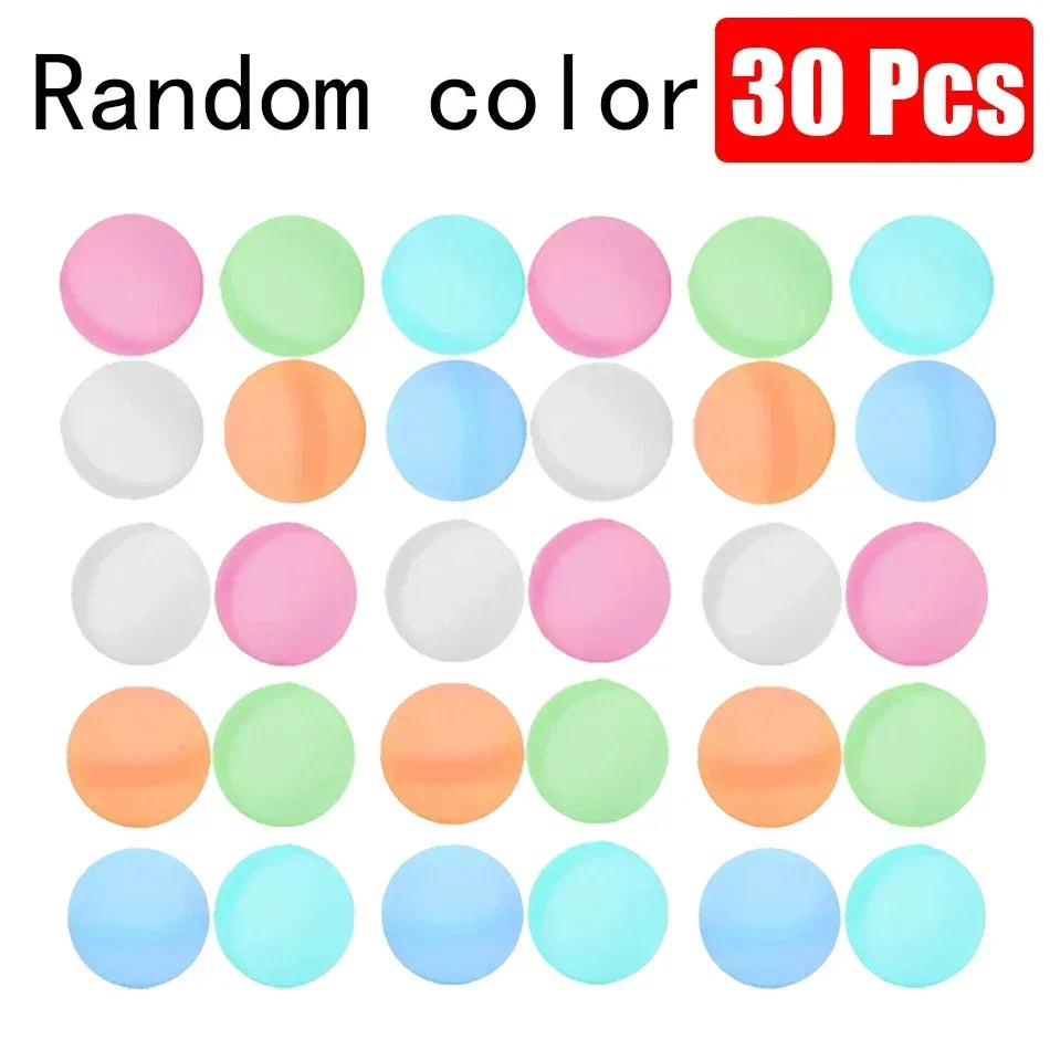 Reusable Silicone Water Balloons – 1-60 Pack, Pool & Water Games