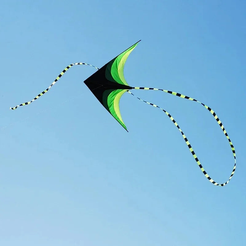 Large Delta Kite for Kids & Adults Easy To Fly Large Huge Delta Kite Come with 5m Tail Easy To Fly Kite Outdoor Toy