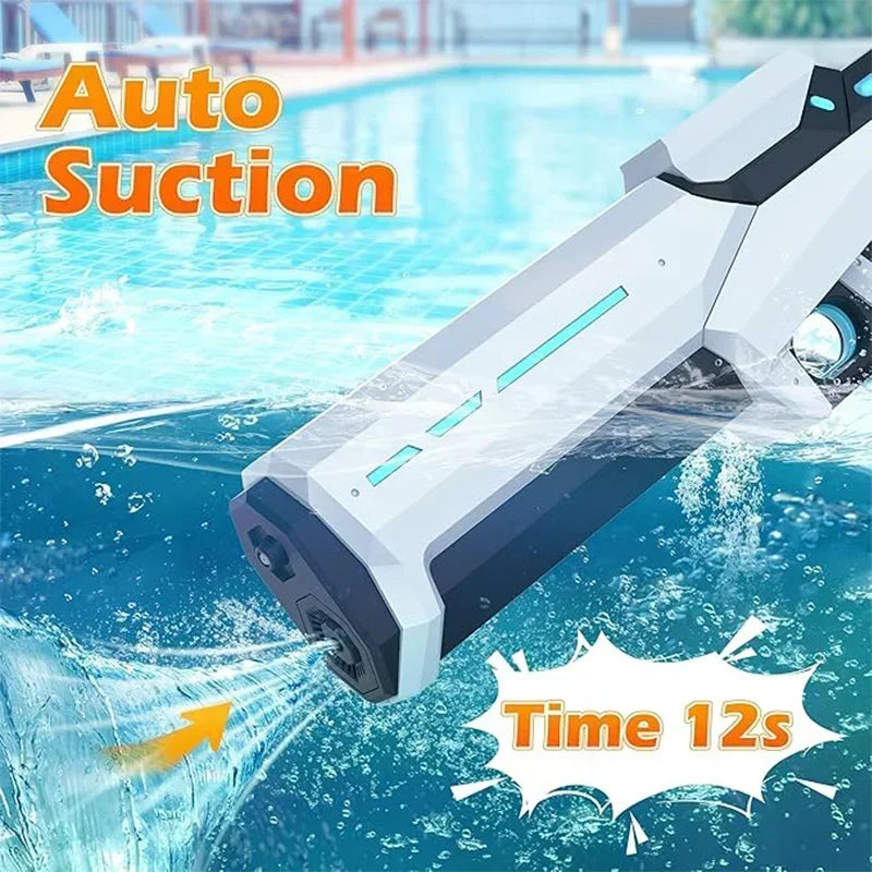 Electric Water Gun – Powerful Automatic Squirt Blaster for Kids & Adults