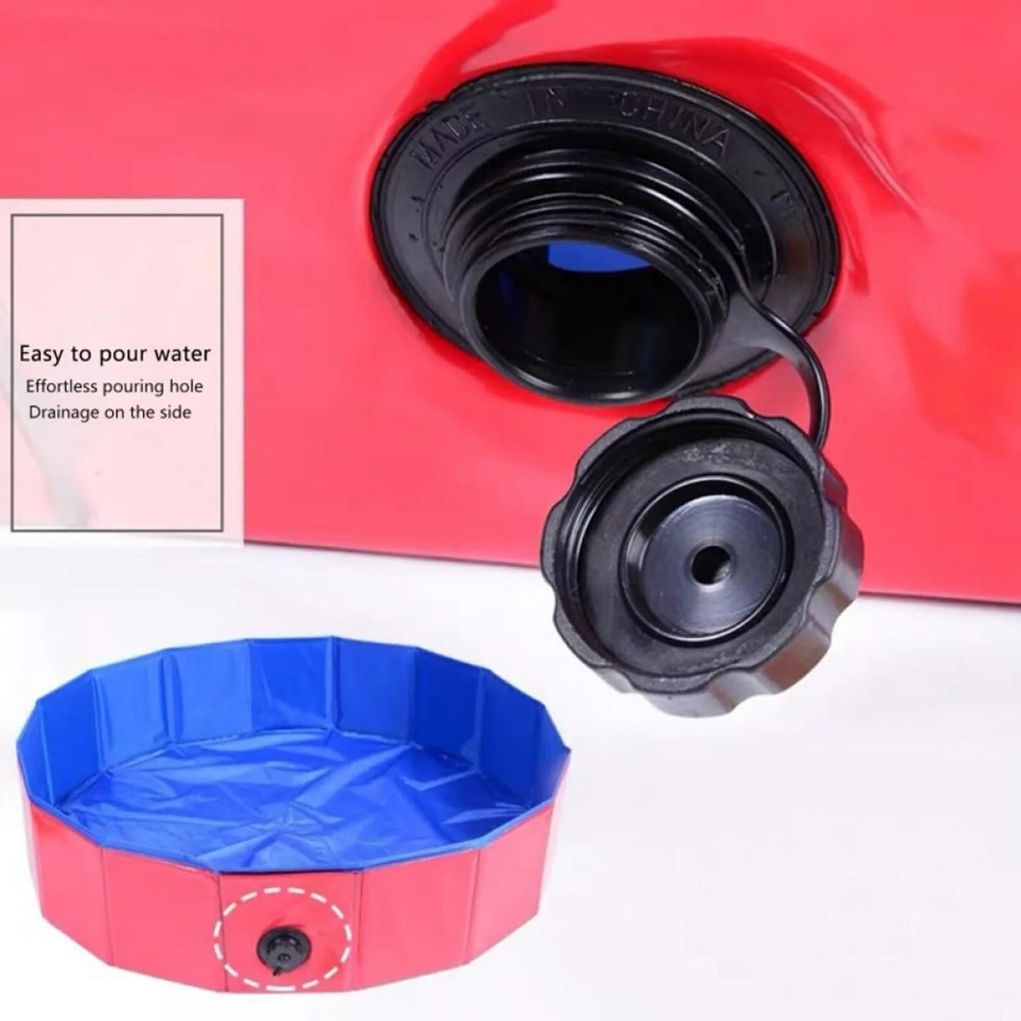 Foldable Portable Pet Swimming Pool Bathtub Indoor Outdoor Cold Water Bath Cleaning Bathtub Pet Accessories