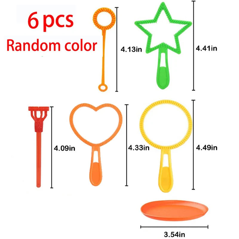Bubble Stick Set – 3/7pcs Bubble Blowing Toys for Kids & Family Outdoor Fun