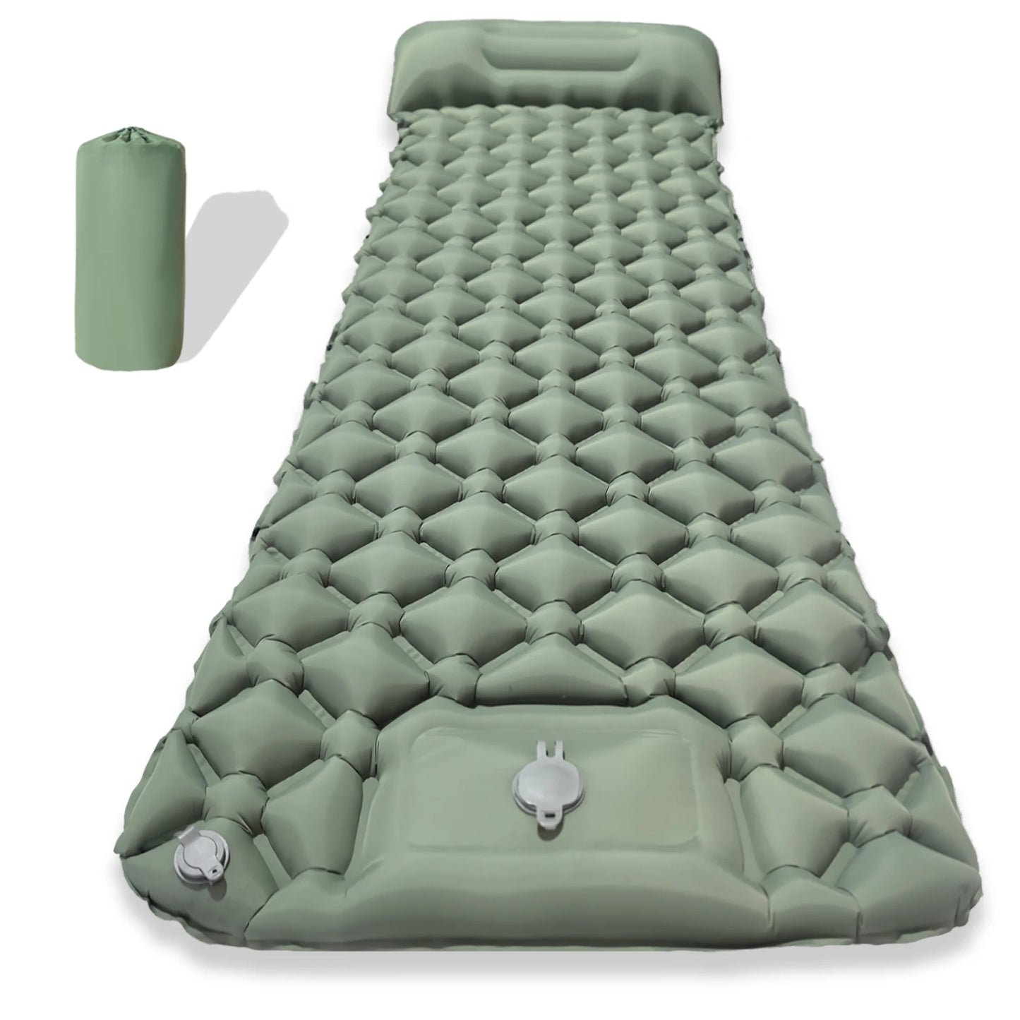 Camping Air Mattress 1-2 Person | Electric/Foot Pump Inflatables | Fast Inflation, Anti-Slip Surface Portable for Hiking/Beach