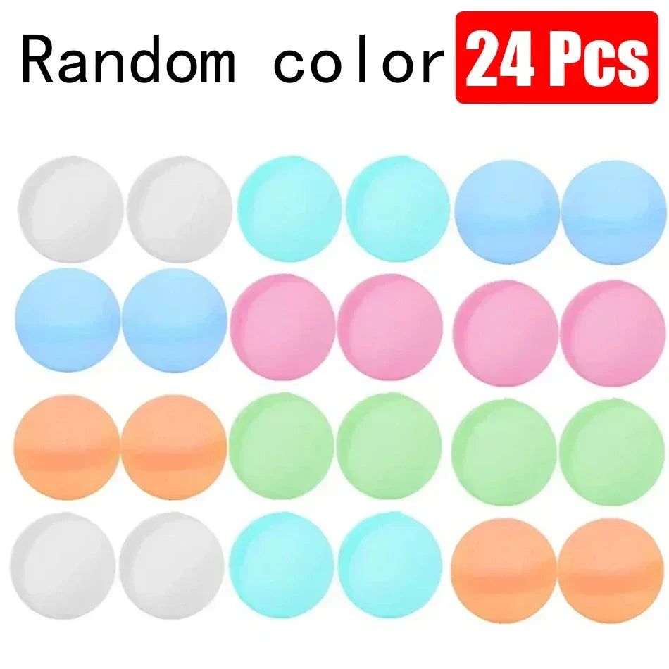 Reusable Silicone Water Balloons – 1-60 Pack, Pool & Water Games