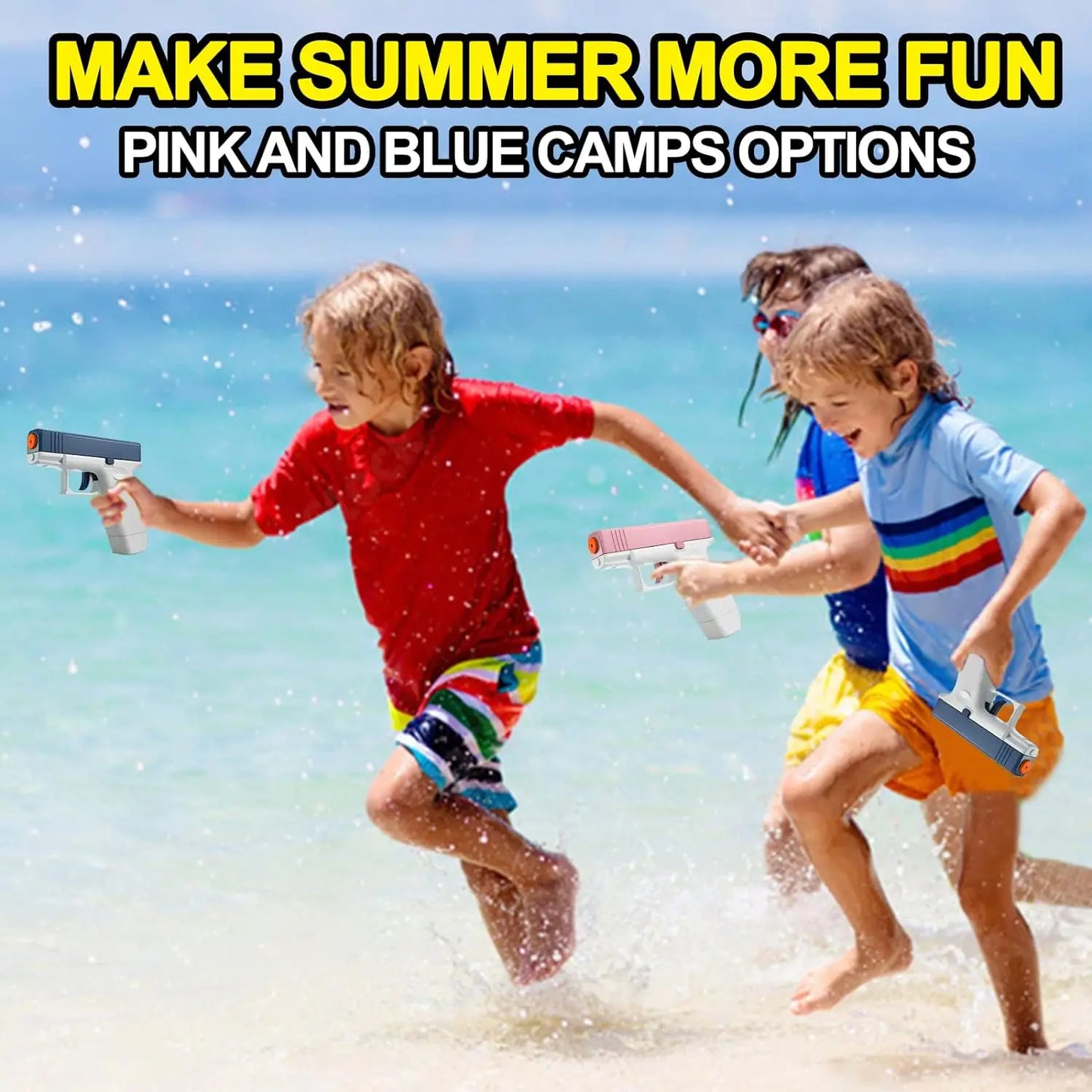 High-Pressure Water Gun – Non-Electric Automatic Squirt Toy for Kids & Adults