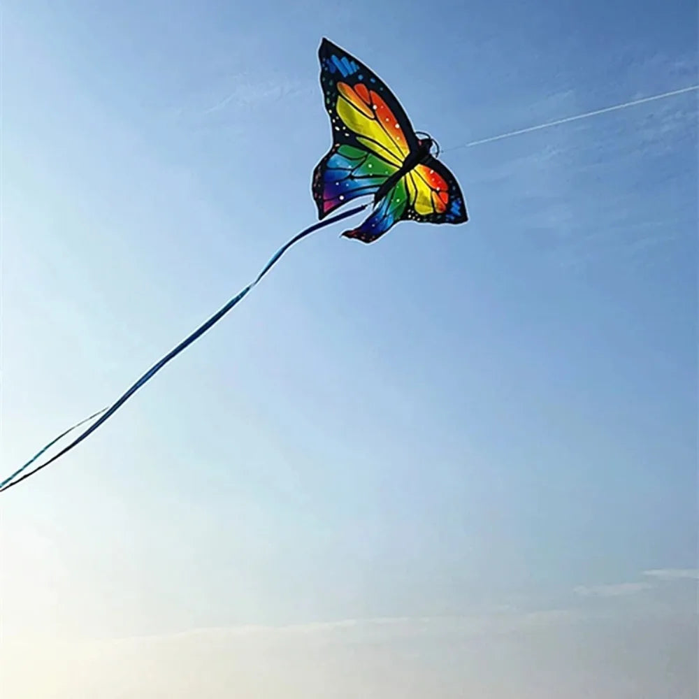 Beautiful Butterfly Flying Toy Butterfly Kite Long Tail 1.45m Kite Easy to Fly Steering 3D Kite Children's Kite