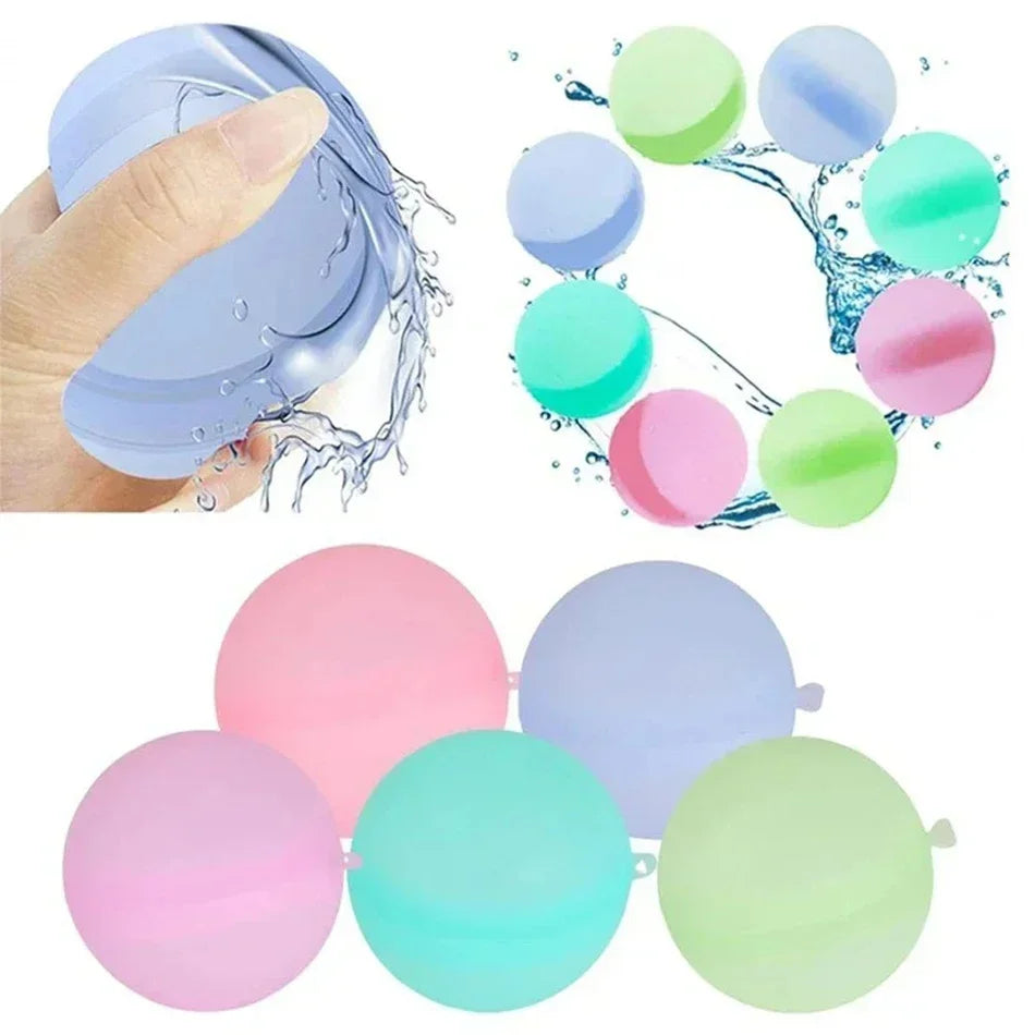Reusable Silicone Water Balloons – 1-60 Pack, Pool & Water Games