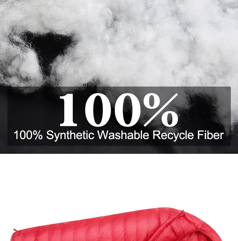 kamperbox Sleeping Bag Winter Sleeping Bag Ultralight Equipment CW1100 Washable