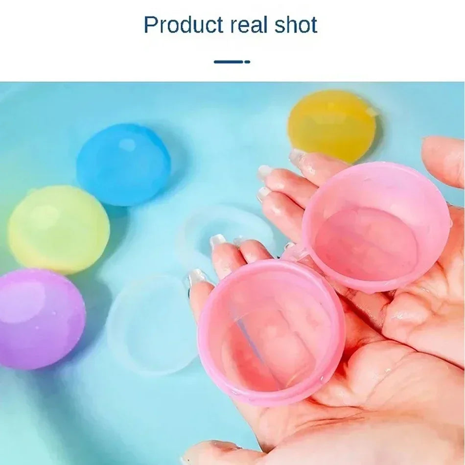Reusable Silicone Water Balloons – 1-60 Pack, Pool & Water Games