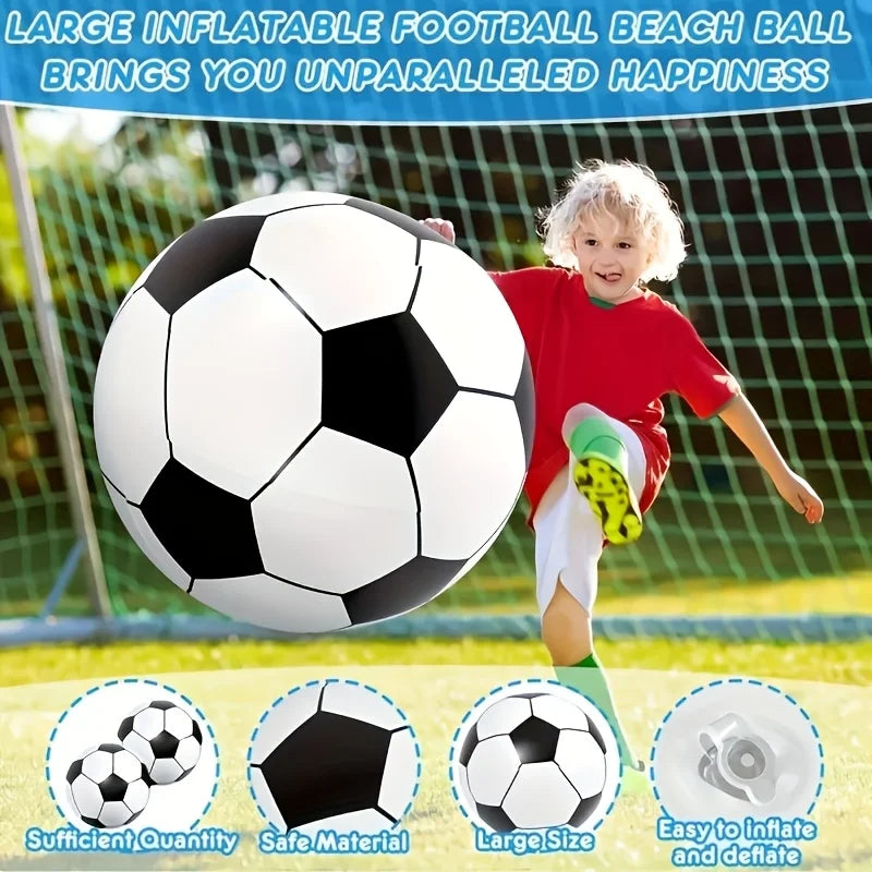 Inflatable Football – Pool & Backyard Outdoor Toy for Kids