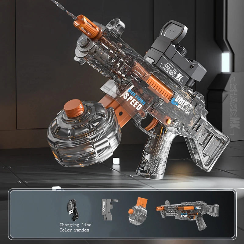 Electric Water Gun – Powerful Automatic Squirt Toy for Kids & Adults