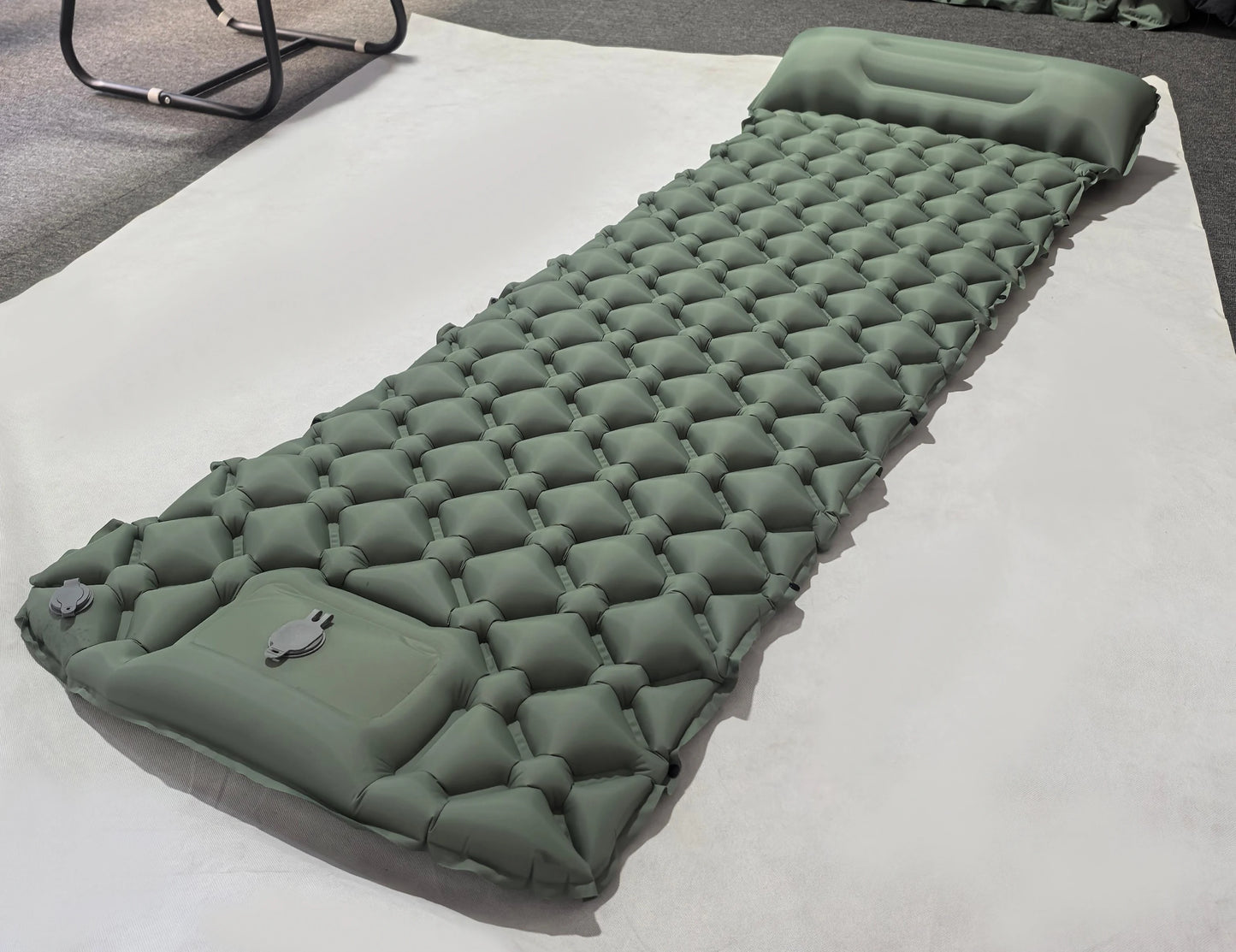 Camping Air Mattress 1-2 Person | Electric/Foot Pump Inflatables | Fast Inflation, Anti-Slip Surface Portable for Hiking/Beach