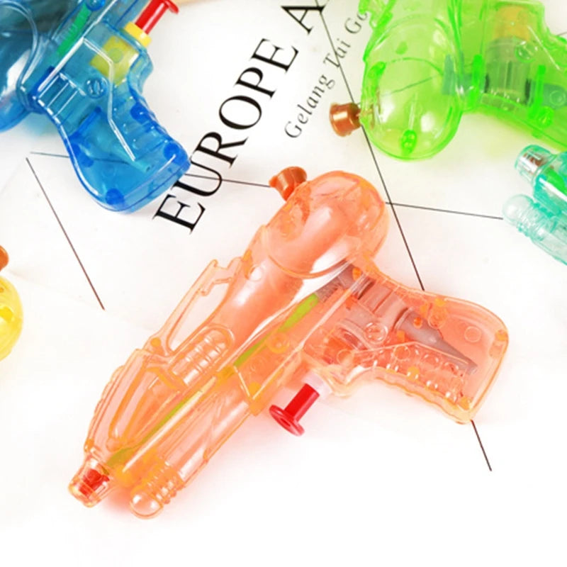 5-Pack Mini Water Guns – Transparent Squirt Toys for Kids’ Summer Play