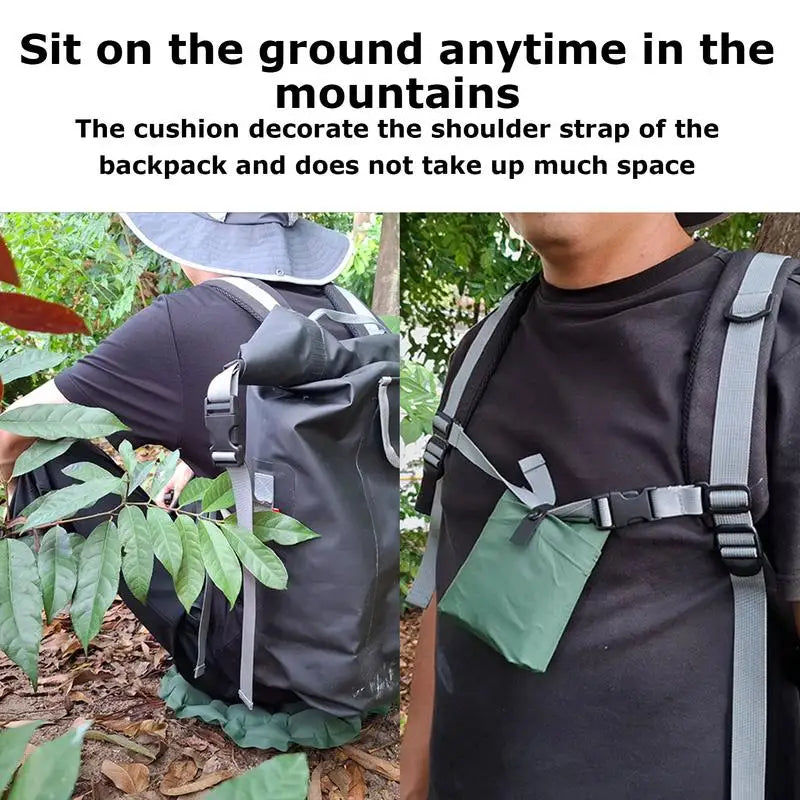 Portable Inflatable Camping Seat Cushion Outdoor Moisture-proof Pad Seat Pad Picnic Sitting Mat For Camp Backpacking Equipment