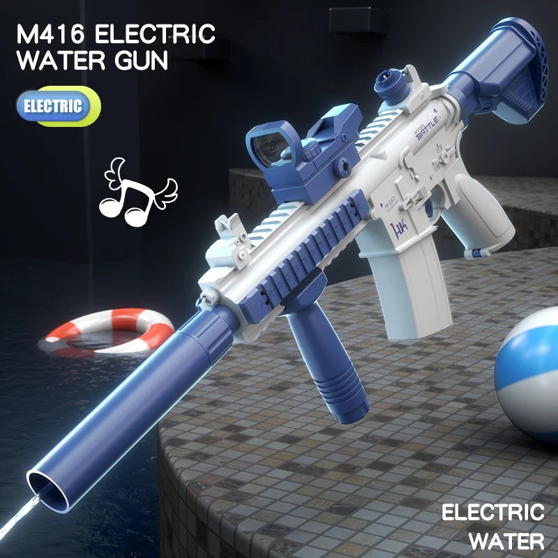 M416 Electric Water Gun – Full Automatic Shooting Toy for Kids & Adults