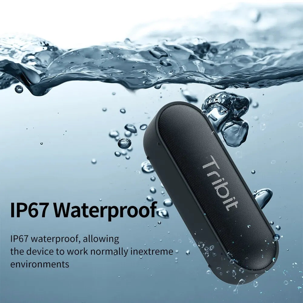 Tribit XSound Go Bluetooth Speaker – IPX7 Waterproof, 24H Playtime, Type-C