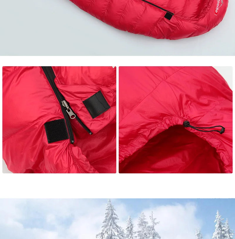 kamperbox Sleeping Bag Winter Sleeping Bag Ultralight Equipment CW1100 Washable