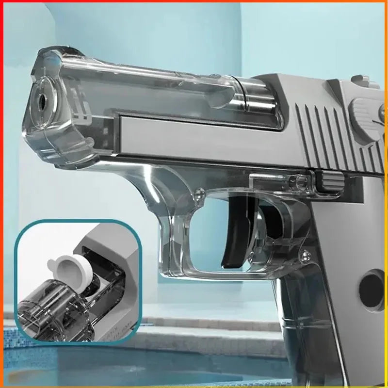 High-Pressure Water Gun – Non-Electric Automatic Squirt Toy for Kids & Adults