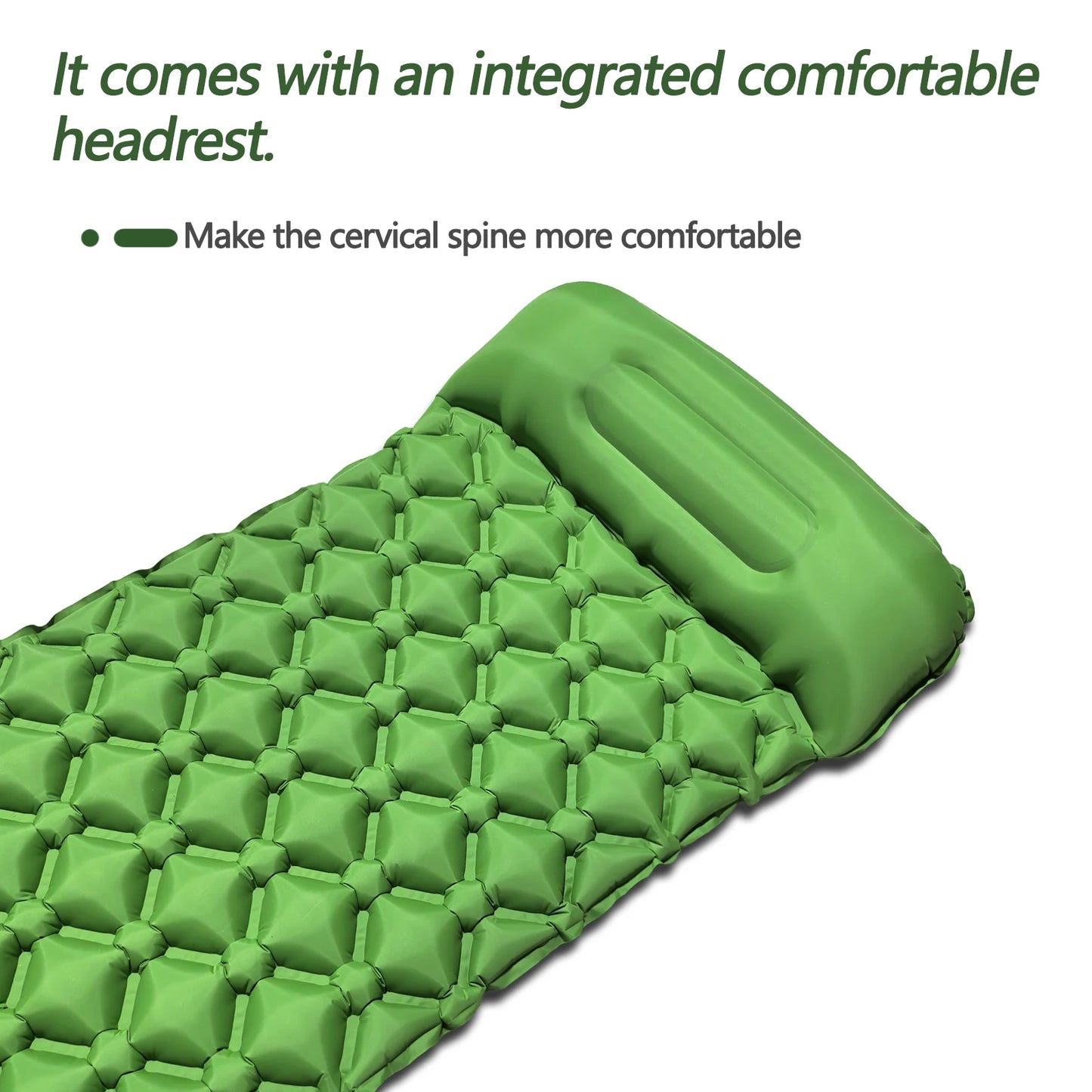 Camping Air Mattress 1-2 Person | Electric/Foot Pump Inflatables | Fast Inflation, Anti-Slip Surface Portable for Hiking/Beach