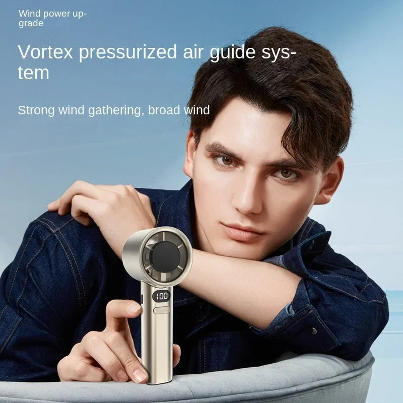Handheld Fan – USB Rechargeable, High-Speed Personal Cooling Fan