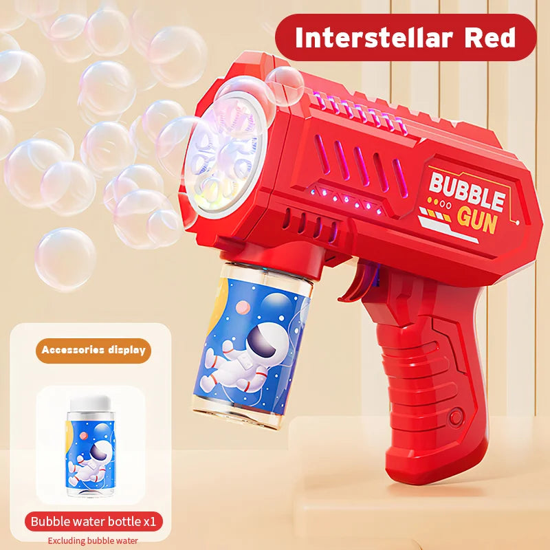 Space Bubble Gun – Electric Handheld Toy (No Battery or Bubble Water Included)