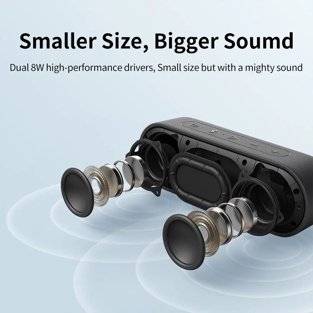 Tribit XSound Go Bluetooth Speaker – IPX7 Waterproof, 24H Playtime, Type-C