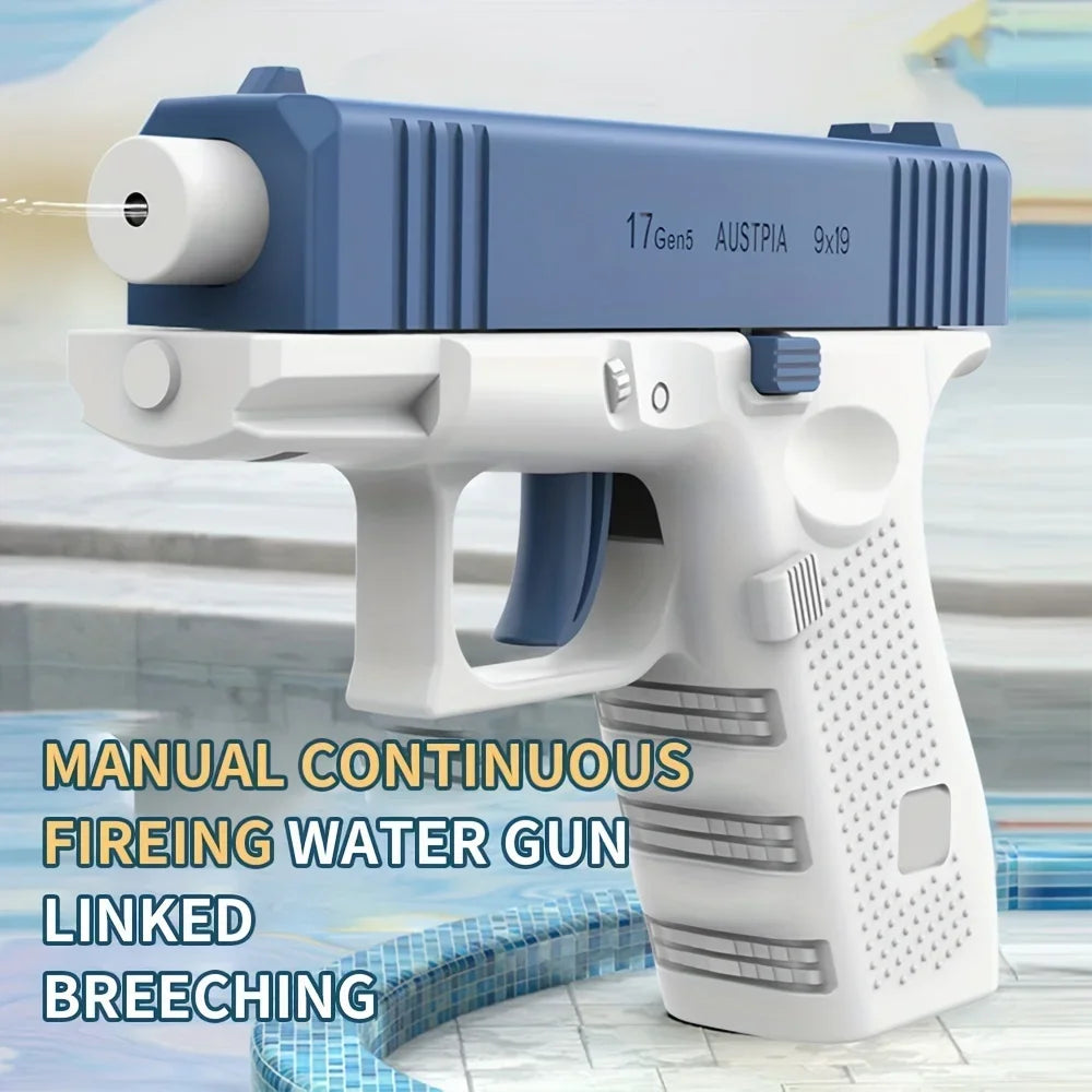 High-Pressure Water Gun – Automatic Energy-Charging Squirt Toy for Kids