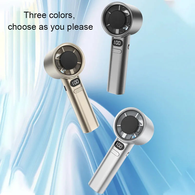 Handheld Fan – USB Rechargeable, High-Speed Personal Cooling Fan