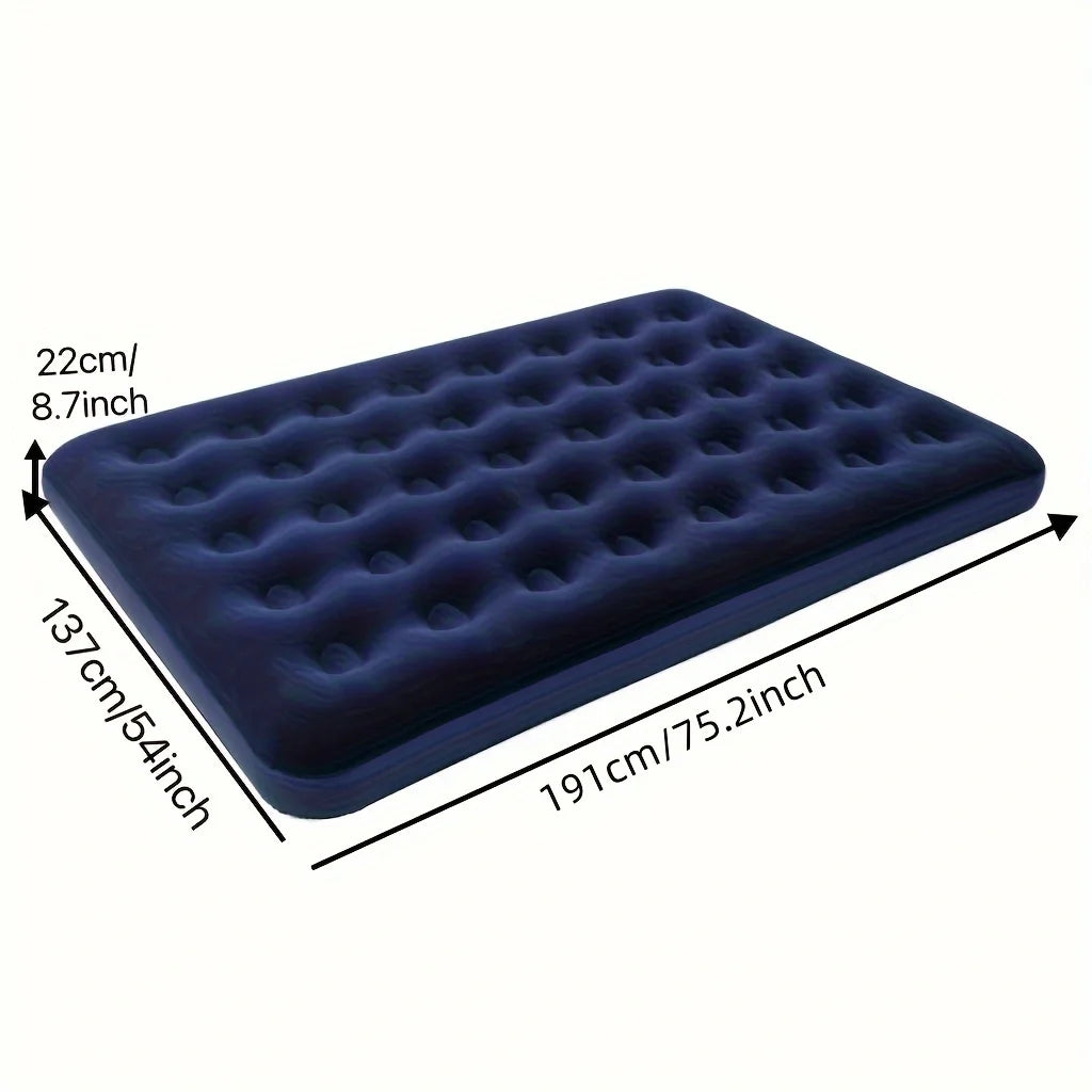 Inflatable Air Mattress – Twin/Queen, Indoor/Outdoor Use, Fast Inflation