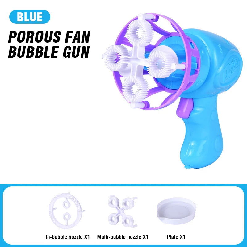 2-in-1 Dinosaur Bubble Gun – Electric Bubble Blower for Kids’ Outdoor Play